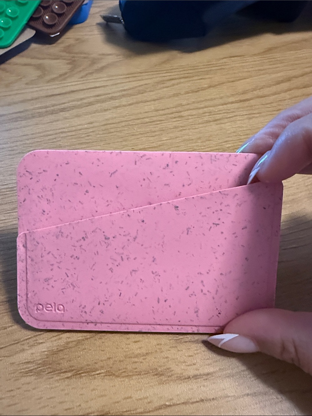 Pela Pink Card Pocket Wallet